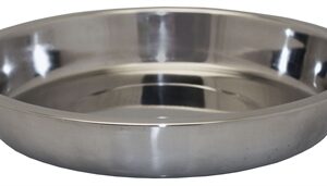 HAPPY PET VOERBAK PUP ONDIEP RVS