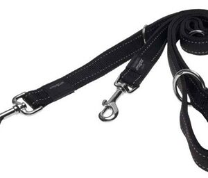 ROGZ FOR DOGS LUMBERJACK MULTIPURPOSE LIJN ZWART