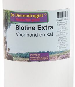 DIERENDROGIST BIOTINE POEDER+KRUIDEN VOOR HOND EN KAT