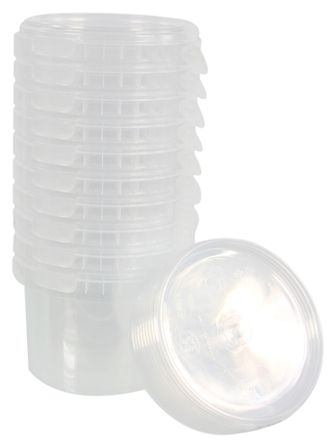 EMMER PP ROND ZONDER HENGSEL INCL GLASHELDERE DEKSEL