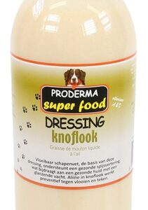PRODERMA VLOEIBAAR SCHAPENVET DRESSING KNOFLOOK