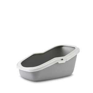 SAVIC KATTENBAK ASEO GRIJS / WIT