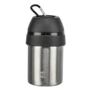 TRIXIE DRINKFLES RVS MET PLASTIC DRINKBAKJE ASSORTI