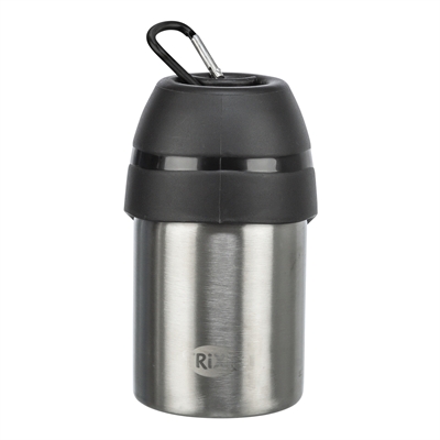 TRIXIE DRINKFLES RVS MET PLASTIC DRINKBAKJE ASSORTI