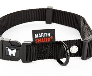 MARTIN HALSBAND VERSTELBAAR NYLON ZWART
