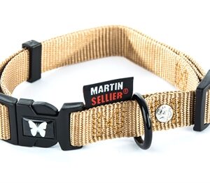 MARTIN HALSBAND VERSTELBAAR NYLON BEIGE