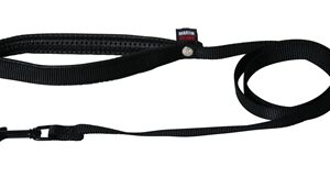 MARTIN HONDENRIEM NYLON ZWART