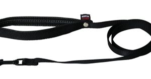 MARTIN HONDENRIEM NYLON ZWART