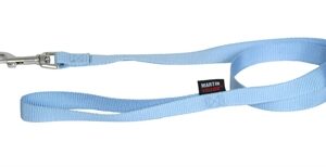 MARTIN HONDENRIEM BASIC NYLON BLAUW