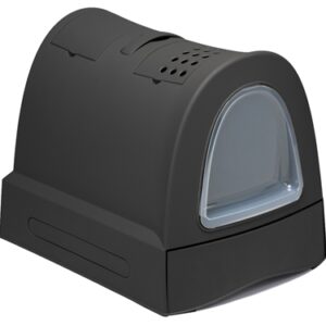 IMAC KATTENBAK ZUMA MET SCHUIFLADE ANTRACIET