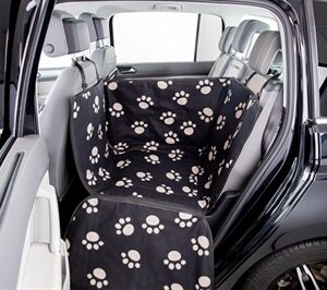 TRIXIE AUTODEKEN POLYESTER / FLEECE ZWART / BEIGE