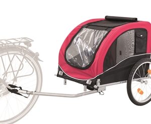 TRIXIE HONDENFIETSKAR ZWART / ROOD