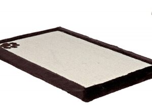 TRIXIE KRABMAT MET PLUCHE RAND BRUIN / NATUREL