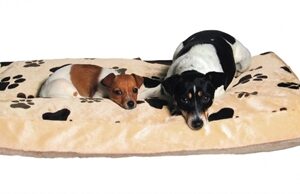 TRIXIE HONDENKUSSEN GINO POOTPRINT BEIGE / LICHTBRUIN