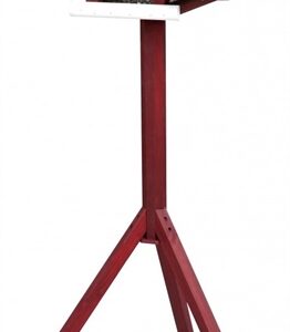 TRIXIE NATURA VOEDERHUIS MET STANDAARD ROOD / WIT