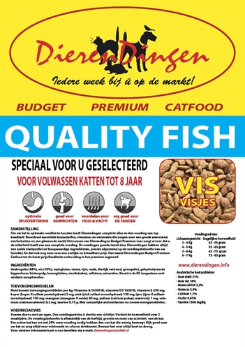 BUDGET PREMIUM CATFOOD QUALITY FISH