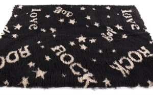 VETBED ROCK ZWART / BEIGE GERECYCLED