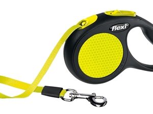 FLEXI ROLLIJN NEW CLASSIC NEON TAPE ZWART / GEEL