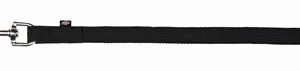 TRIXIE HONDENRIEM SLEEPLIJN SINGELBAND ZWART