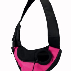 TRIXIE BUIKDRAGER SLING DRAAGTAS ROZE / ZWART