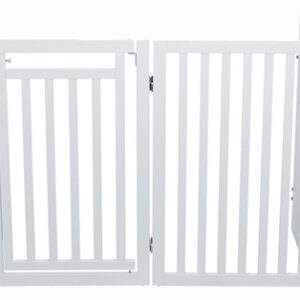 TRIXIE HONDENHEK MET DEUR WIT