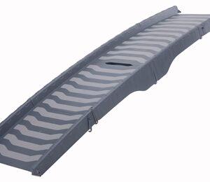 TRIXIE LOOPPLANK 3 VOUDIG INKLAPBAAR GRIJS