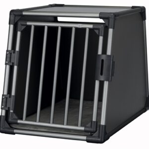 TRIXIE VERVOERSBOX ALUMINIUM GRAFIET