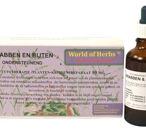WORLD OF HERBS FYTOTHERAPIE KRABBEN EN BIJTEN