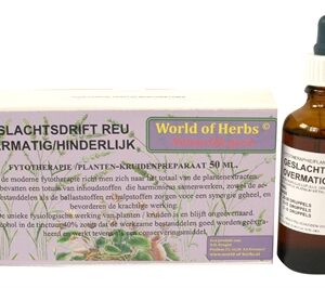 WORLD OF HERBS FYTOTHERAPIE OVERMATIGE GESLACHTSDRIFT REU