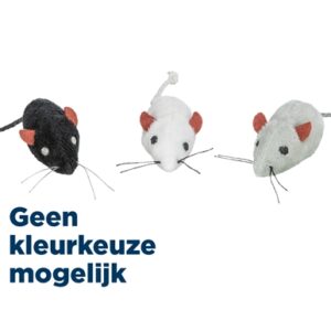 TRIXIE PLUCHE MUIZEN ASSORTI