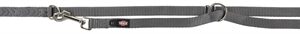 TRIXIE HONDENRIEM PREMIUM VERSTELBAAR NYLON GRAFIET GRIJS