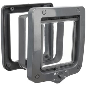 TRIXIE 4-WEG KATTENLUIK INCLUSIEF TUNNELSTUK GRIJS