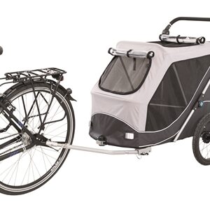 TRIXIE HONDENFIETSKAR OPVOUWBAAR GRIJS