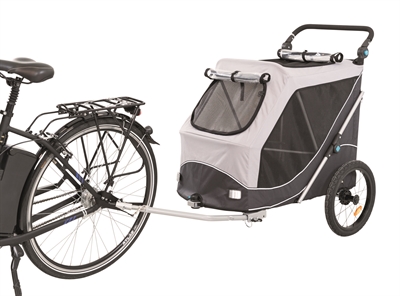 TRIXIE HONDENFIETSKAR OPVOUWBAAR GRIJS