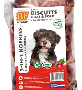 BF PETFOOD 3 IN 1 HONDENKOEKJES MET CRANBERRY MINI