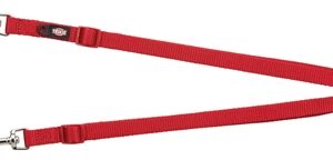 TRIXIE HONDENRIEM PREMIUM KOPPELLIJN ROOD