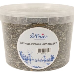 DE VRIES ZONNEBLOEMPIT GESTREEPT