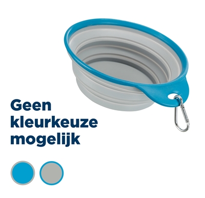 TRIXIE VOERBAK / DRINKBAK REIS STEVIGE RAND SILICONEN ASSORTI