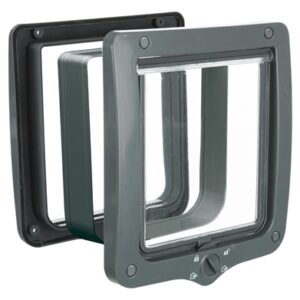 TRIXIE 4-WEG KATTENLUIK XL MET TUNNEL GRIJS