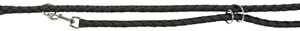 TRIXIE HONDENRIEM CAVO VERSTELBAAR ZWART