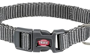 TRIXIE HALSBAND HOND PREMIUM GRAFIET GRIJS