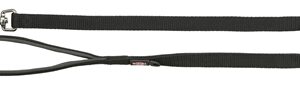 TRIXIE HONDENRIEM PREMIUM ZWART