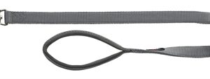 TRIXIE HONDENRIEM PREMIUM GRIJS