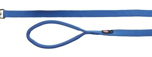 TRIXIE HONDENRIEM PREMIUM ROYAL BLAUW