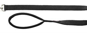 TRIXIE HONDENRIEM PREMIUM ZWART