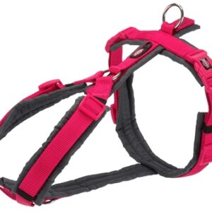 TRIXIE HONDENTUIG PREMIUM TREKKING FUCHSIA / GRIJS