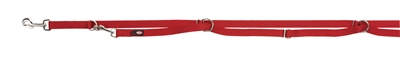 TRIXIE HONDENRIEM PREMIUM VERSTELBAAR ROOD