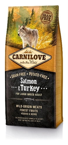 CARNILOVE SALMON / TURKEY ADULT LARGE BREED
