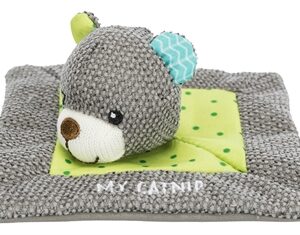 TRIXIE JUNIOR KNUFFELDOEK BEER MET KATTENKRUID / CATNIP