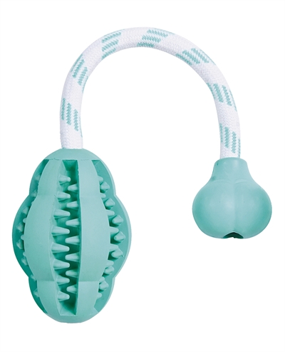 TRIXIE DENTA FUN JUMPER AAN TOUW MINTFRESH NATUURRUBBER